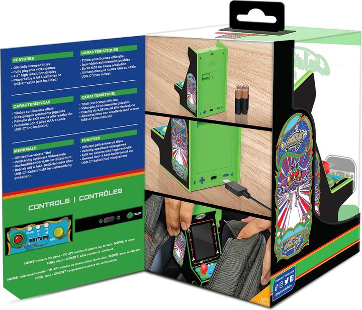 Image du produit MyArcade My Arcade DGUNL-4197 Galaga/Galaxian Nano Player Pro Portable Retro Arcade (2 GAMES IN 1)