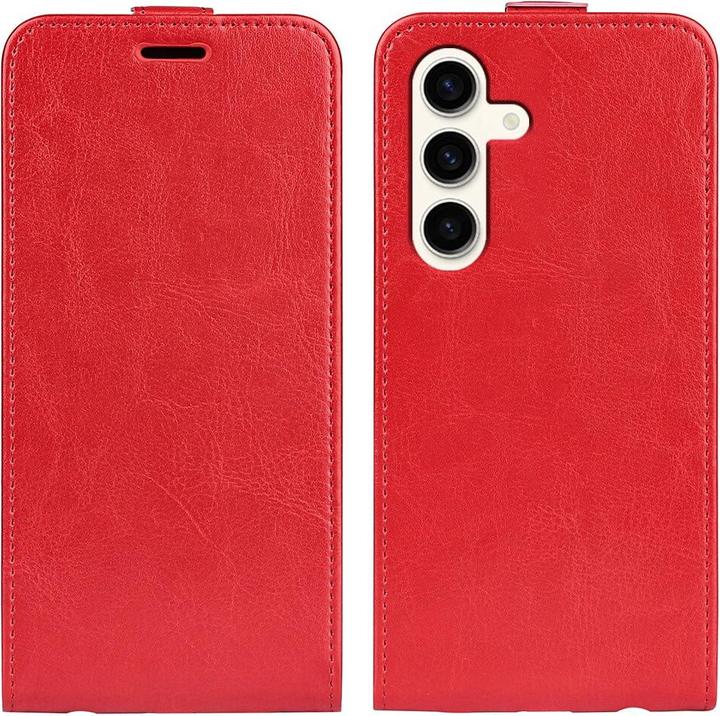 Produktbild Cover-Discount Klassisches Flip Case vertikal rot (Samsung Galaxy S24+)