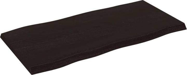 Actual product image vidaXL Tischplatte 100x50x4 cm Massivholz Eiche Behandelt (100 x 50 x 4 cm)