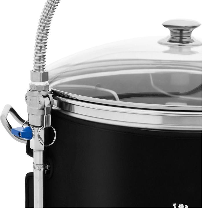 Actual product image Royal Catering Mash Tun - with insulation - 40 L - 2500 W - 10 - 100 °C - stainless steel - LCD display - timer