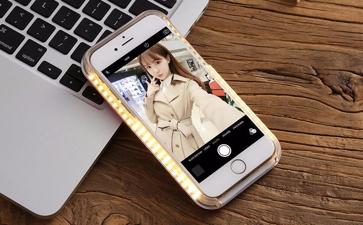 Produktbild PhoneLook Hülle Lumee Selphie LED (Apple iPhone X)