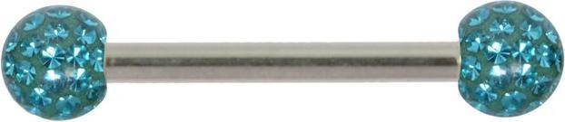 Image du produit Bijouteria Piercing poitrine (Cristallin, Résine époxy, Acier chirurgical 316L)