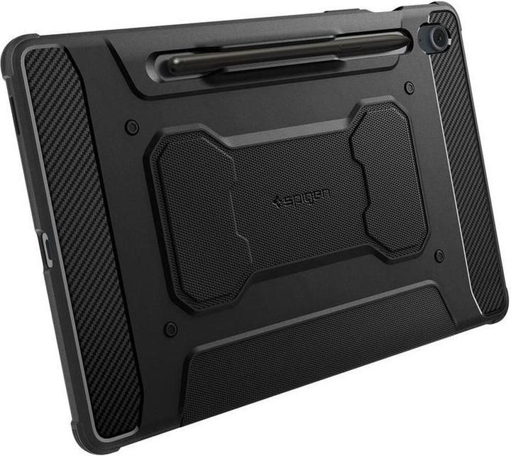 Produktbild Spigen Rugged Armor Pro Hülle für Samsung Galaxy Tab S9 FE 10,9" X510 / X516B – Schwarz (Samsung Galaxy Tab S9 FE+)