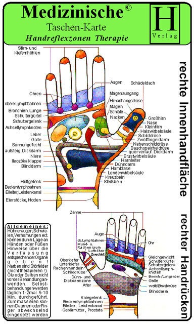Produktbild Handreflexzonen Therapie,Taschen-Kte.