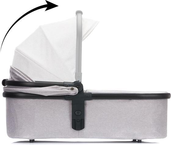 Produktbild Fillikid Babywanne S300 - für Zwillingsbuggy S-131 - Duette - grau