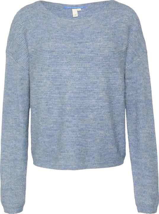 Produktbild s.Oliver Strickpullover Melierter Pullover mit überschnittener Schulter (S)