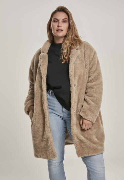 Actual product image Urban Classics Ladies Oversized Sherpa Coat (4XL)