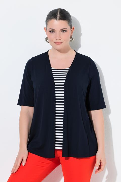 Actual product image Ulla Popken Layered Look Tee (58)