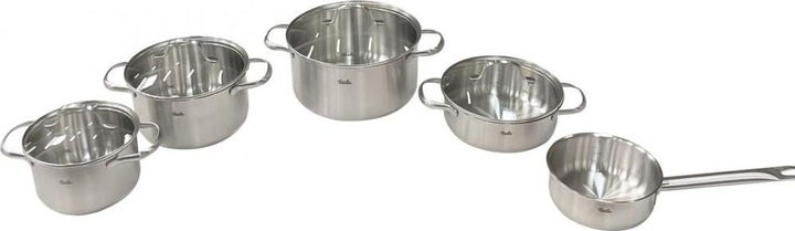 Actual product image Fissler San Francisco Zestaw 5szt. 040-113-05-000/0 (Pan set + pot set, Stainless steel)