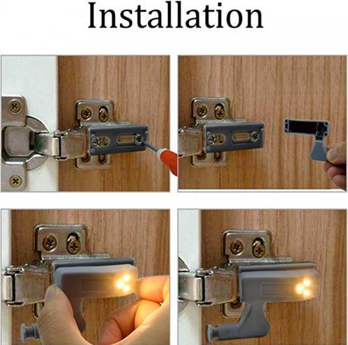 Lakuda Skabslampe LED - Scharniermontage