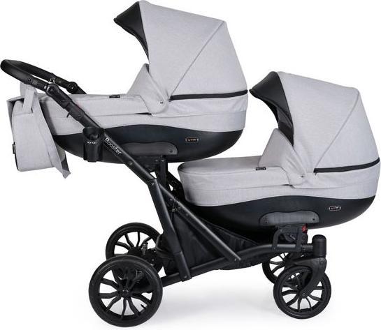 Kunert Zwillingskinderwagen Booster 01 grau 2in1
