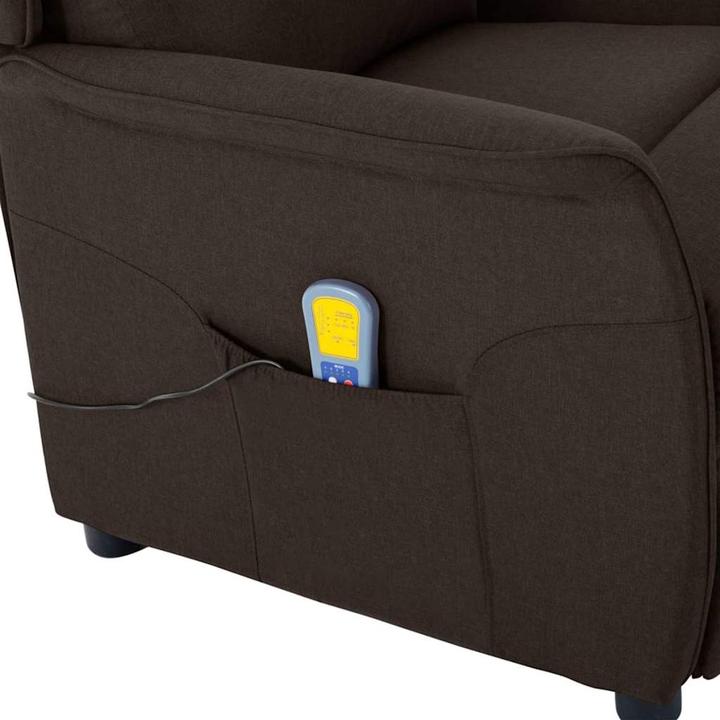 Produktbild VidaXL Massagesessel Dunkelbraun Stoff