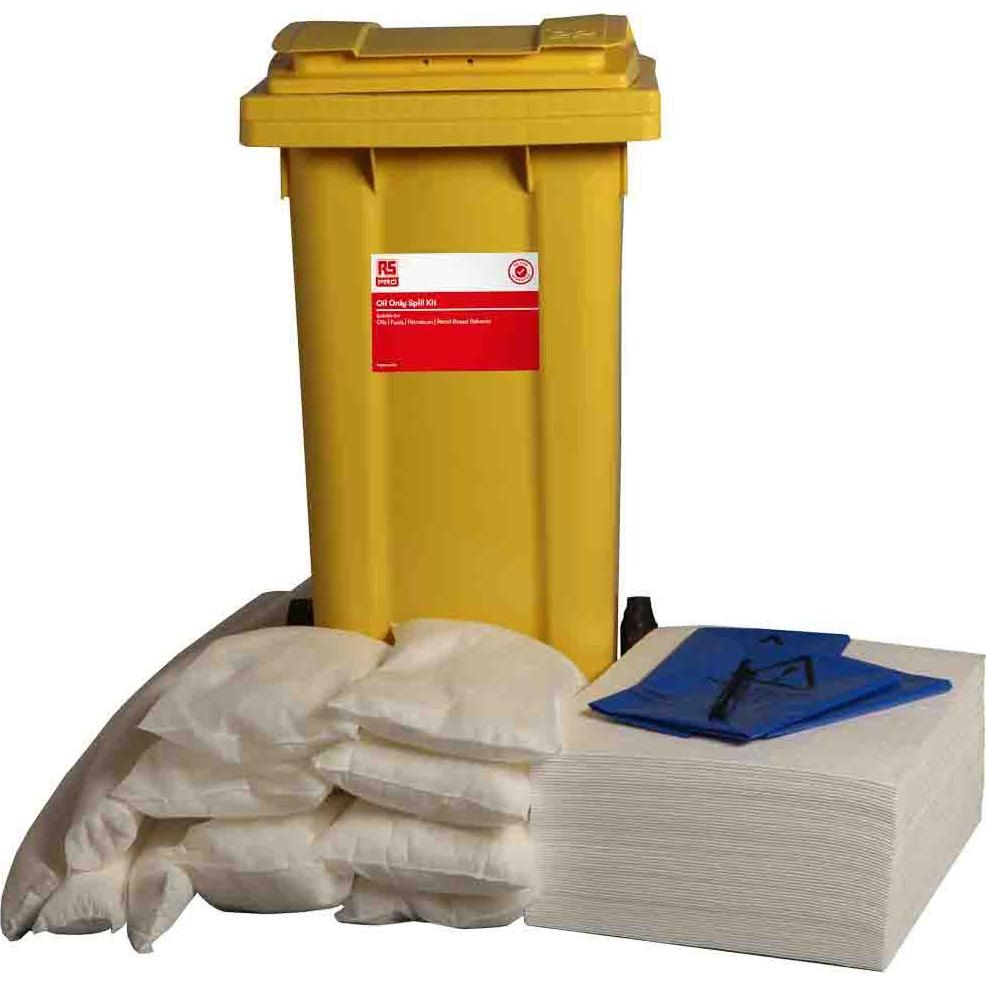 Rs Pro, Lagerbehälter, Bindemittel-Kit, Anwend.: Öl, 105 l