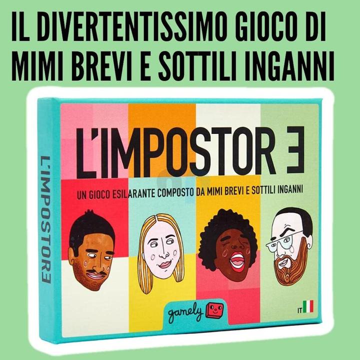 Immagine prodotto Gamely L'IMPOSTORE (un gioco edilarante composto da mimi vrevi e sottili inganni (Italiano)