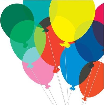 Immagine prodotto Up with paper Biglietto di compleanno pop-up con motivo a palloncino (1 pz.)