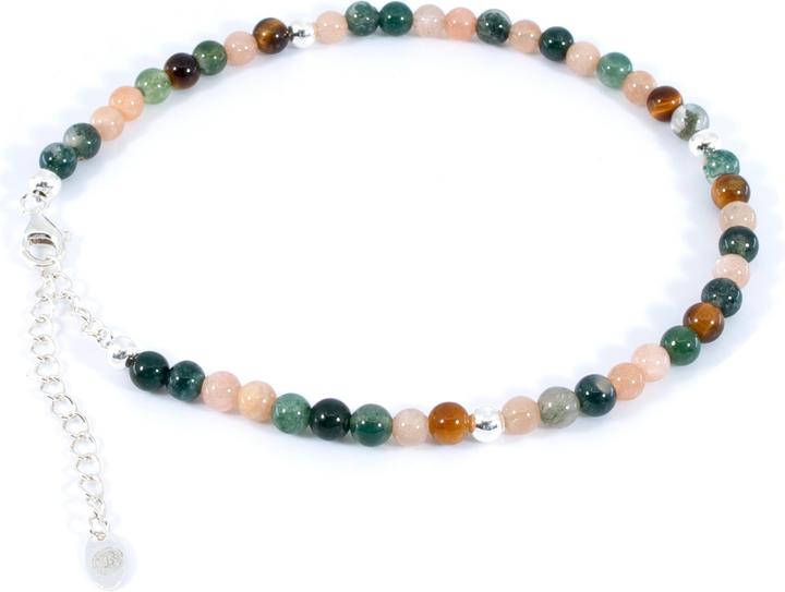Actual product image Balibay Terrea (Tiger's eye, Moonstone, Moss agate, Gemstone, Agate, 22 cm)