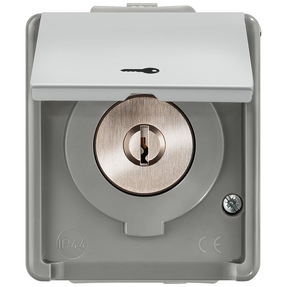 Siemens, Lichtschalter + Storenschalter, Jalousieschalter-Einsatz gr glz IP44 5TA7650