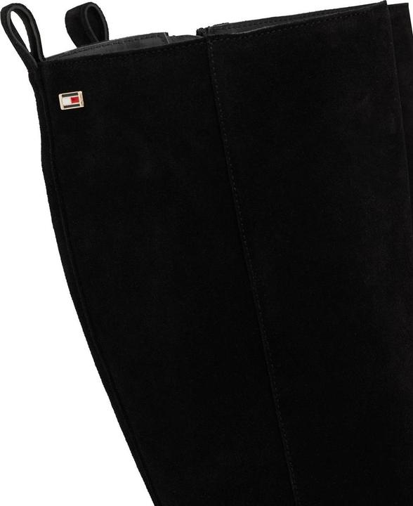 Image du produit Tommy Hilfiger Botte longue en daim avec fermeture éclair et drapeau (38)
