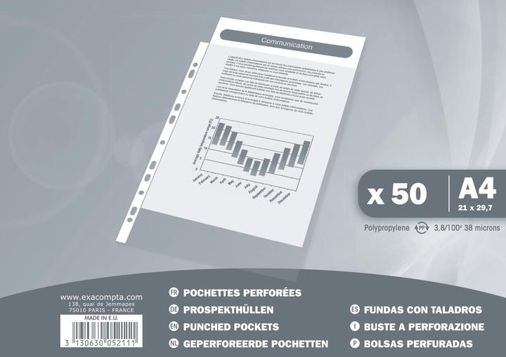 Immagine prodotto Exacompta Coperture e borse (A4, 50 x)