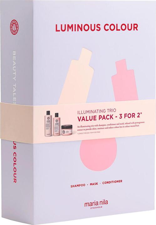 Immagine prodotto Maria Nila Scatola vacanze Luminous Colour (Set per la cura dei capelli)