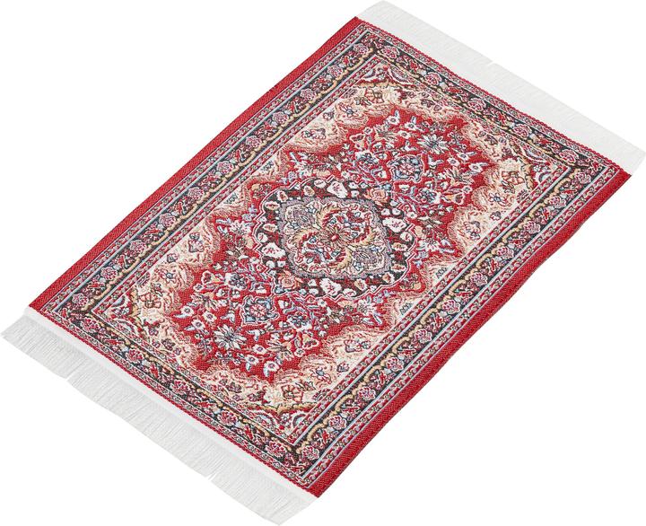 Actual product image Hobby Fun Mini Utensils Rug 15 x 10 cm Red