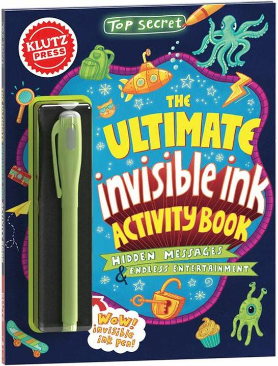 Immagine prodotto Top Secret: The Ultimate Invisible Ink Activity Book (Klutz Activity Book) (Inglese, 2021)
