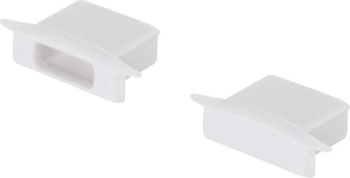 Actual product image EVN FLAT3PAKSETW white Plastic end caps