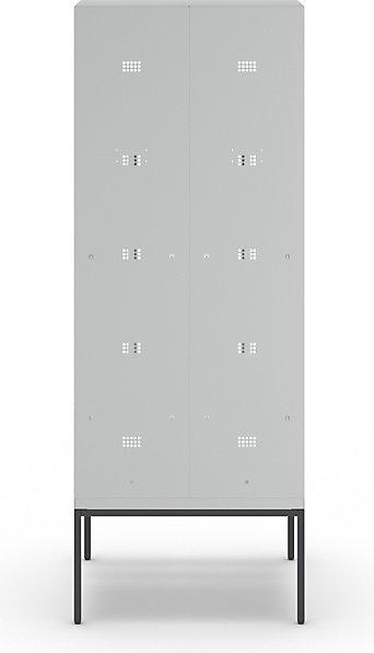 Deep black RAL 9005, Light grey RAL 7035