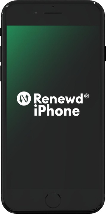 Actual product image Renewd iPhone SE2020 (128 GB, Black, 4.70", 12 Mpx, Hybrid Dual SIM, A / Like new)