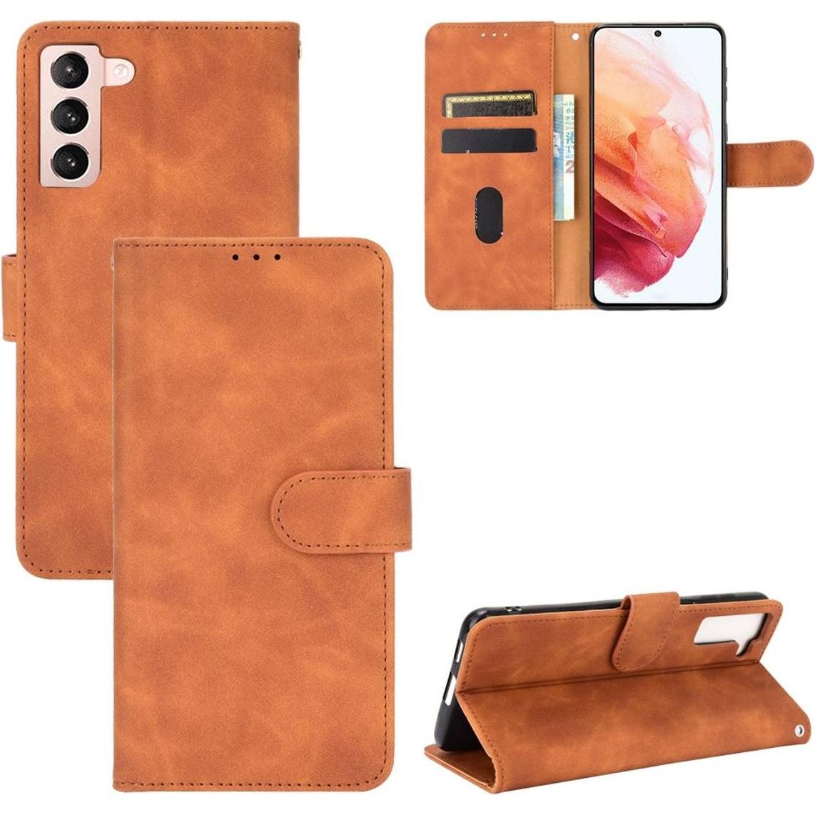 Thumbnail - König Design Hülle Handy Schutz für Samsung Galaxy S21 Case Cover Tasche Wallet Etui Bumper (Samsung Galaxy S21+), Smart...