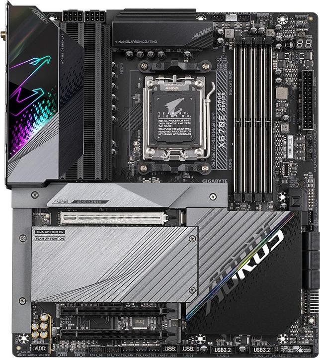 Image du produit Gigabyte X670E AORUS MASTER (AM5, AMD X670E, E-ATX)