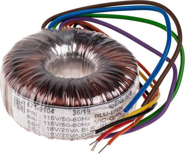 Produktbild RS PRO Transformator Ringkern 50VA 2x18V