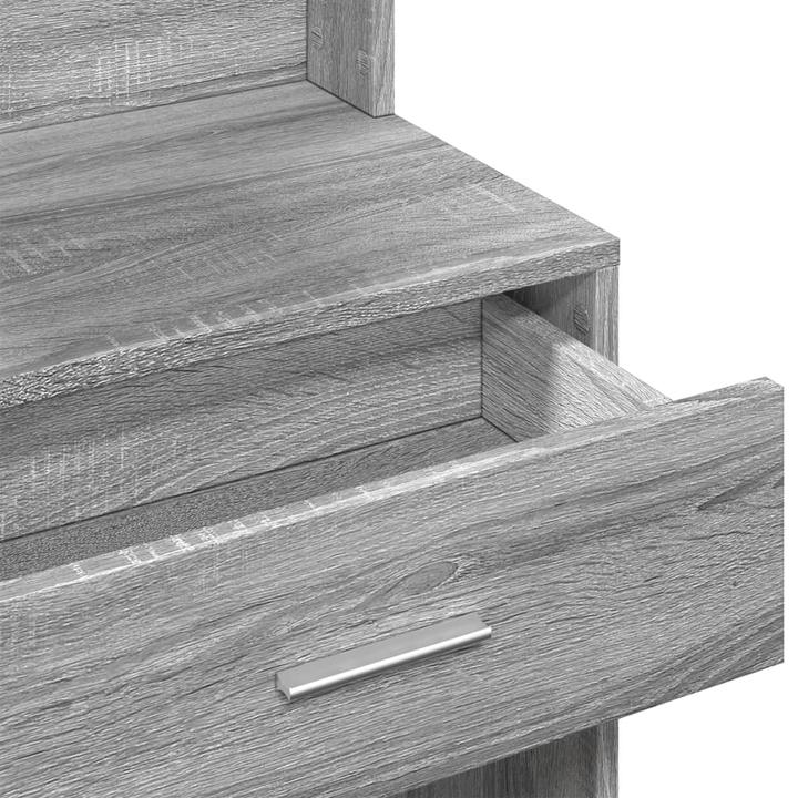 Image du produit vidaXL Coiffeuse avec armoire -Chêne (80 x 35 x 132 cm)