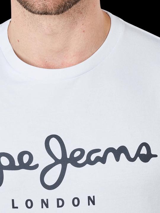 Produktbild Pepe Jeans Print Logo T-Shirt Short Sleeve White (L)