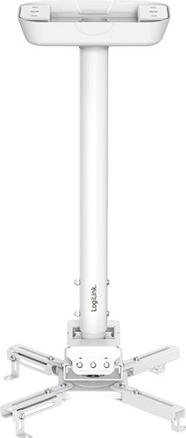 Produktbild LogiLink beamerhalterung armlänge 595-895 mm weiss (Decke)