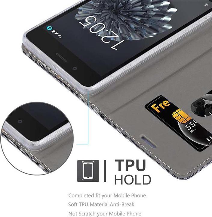 Actual product image Cadorabo Book Jeans Optics Cover (BQ Aquaris X5)