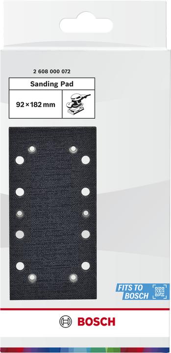 Produktbild Bosch Professional Zubehör Schleifplatte 182 x 92 mm, für GSS, mit Kletthaftung