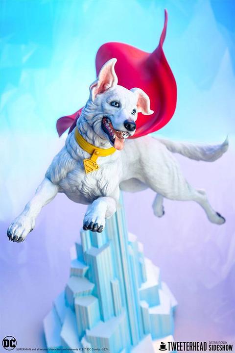 Actual product image Tweeterhead DC Comics statuette Krypto 32 cm
