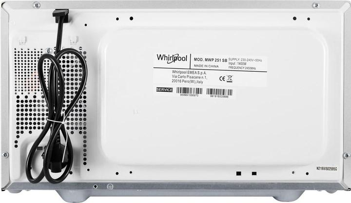 Image du produit Whirlpool Kuchenka mikrofalowa MWP 251 SB (25 l)