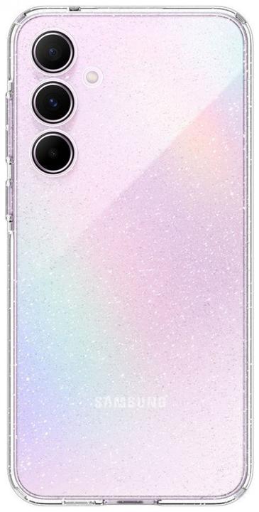 Actual product image Spigen Liquid Crystal case for Samsung Galaxy A55 5G - transparent and glitter (Samsung Galaxy A55)