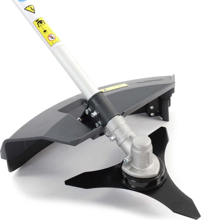 Actual product image Wiltec 3in1 petrol multitool 1.9kW grass trimmer brush cutter brush cutter garden (Trim line, Metal cutting blade)