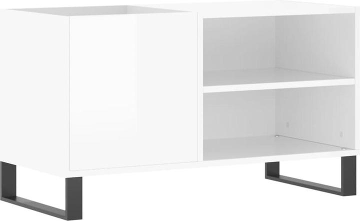 Immagine prodotto VidaXL Plattenschrank Hochglanz-Weiss 85x38x48 cm Holzwerkstoff