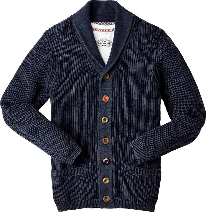 Produktbild Joe Browns Aztec Trim & Washed Look Shawl Neck Cardigan (L)