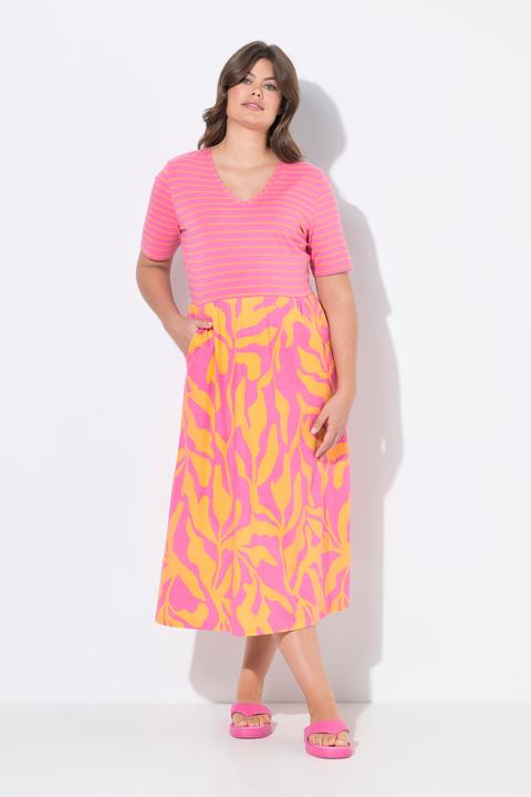 Produktbild Laurasøn Jerseykleid, V-Ausschnitt, 1/2 Arm, OEKO-TEX (50)