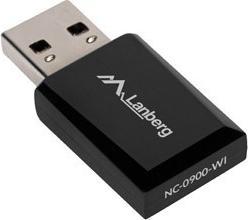 Lanberg Converter USB Adapter Wireless Network Card NC-0900-WI USB 2.0 Dual Band AX900 | (USB)