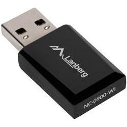 Lanberg Converter USB Adapter Wireless Network Card NC-0900-WI USB 2.0 Dual Band AX900 (USB, USB 2.0), Adattatore di rete