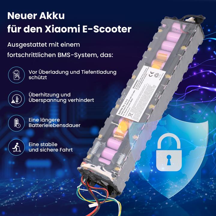 Image du produit Xiaomi SCOOTER M365 BATTERIE 10INR19/66-3 7650MAH 36V