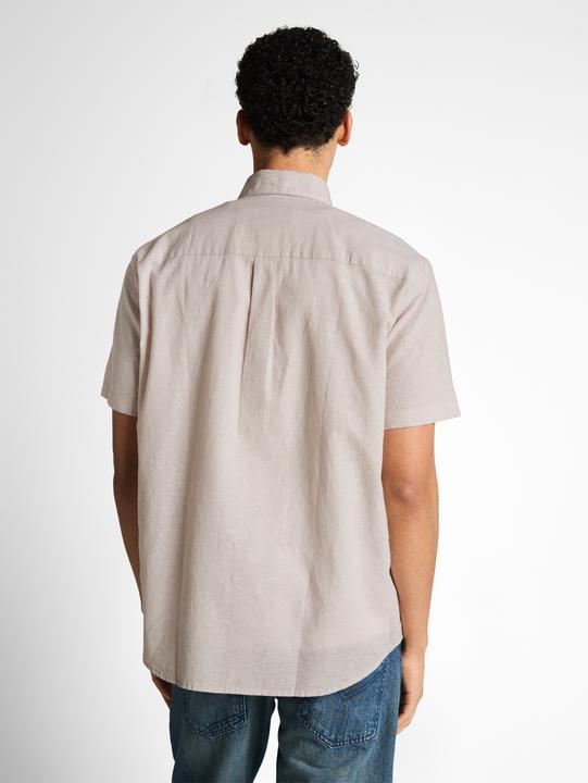 Immagine prodotto Tom Tailor Relaxed Fit Kurzarmhemd mit Leinenanteil (L)