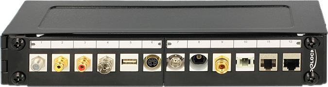 Actual product image Delock Wall mounting bracket for patch panel