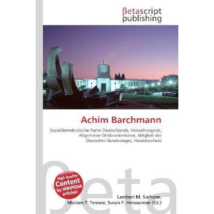 Achim Barchmann, Fachbücher